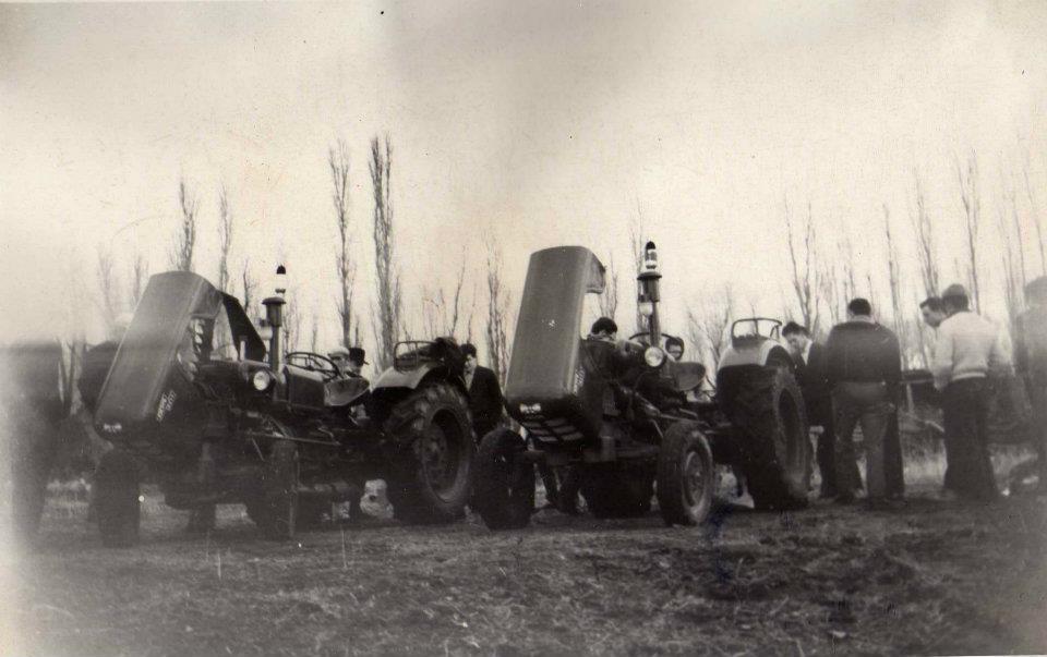 Demostración de tractores Fahr en los años 60